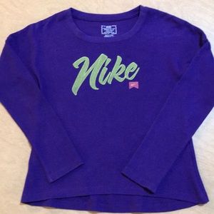Nike long sleeve thermal knit shirt